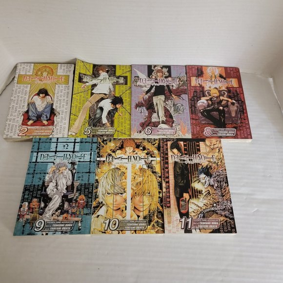 7 Lot Shonen Jump Advanced DEATH NOTE Tsugumi Ohba Takeshi Obata 2 5 6 8 9 10 11 - Picture 1 of 10